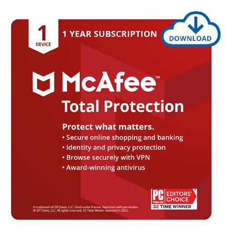 cost of mcafee|1 year mcafee total protection.